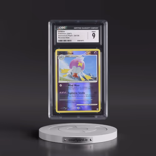 2007 Diamond & Pearl #24/130 Drifblim - Reverse Holo (CGC 9 MINT)