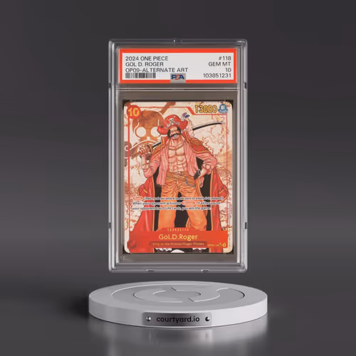 2024 One Piece OP09-Emperors in the New World #118 Gol D. Roger - Alternate Art (PSA 10 GEM MINT)