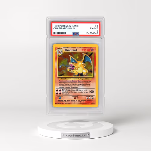 1999 Pokémon Game #4 Charizard - Holo (PSA 6 EX-MT)
