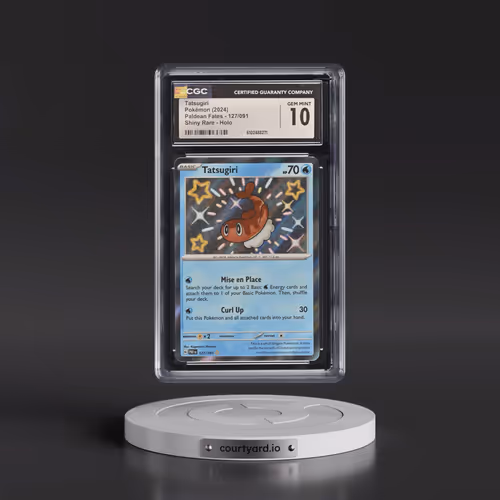2024 Paldean Fates - PAF EN #127/091 Tatsugiri - Shiny Rare Holo (CGC 10 GEM MINT)
