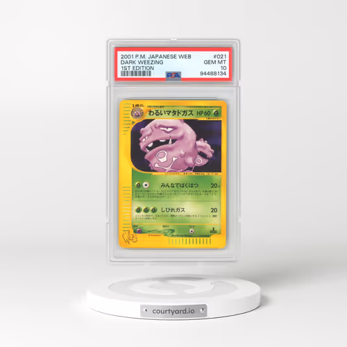 2001 Pokémon Web #021 Dark Weezing - 1st Edition (PSA 10 GEM MINT)