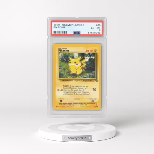 1999 Pokémon Jungle #60 Pikachu (PSA 6 EX-MT)
