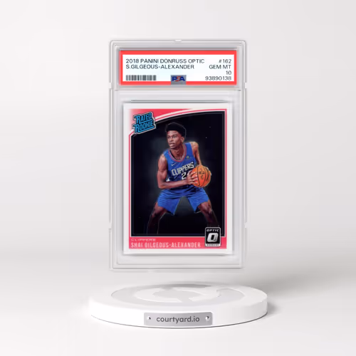 2018 Panini Donruss Optic #162 Shai Gilgeous-Alexander (PSA 10 GEM MINT)