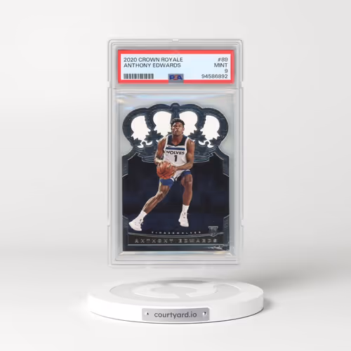 2020 Panini Crown Royale #89 Anthony Edwards (PSA 9 MINT)