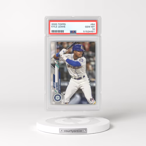 2020 Topps #64 Kyle Lewis (PSA 10 GEM MINT)