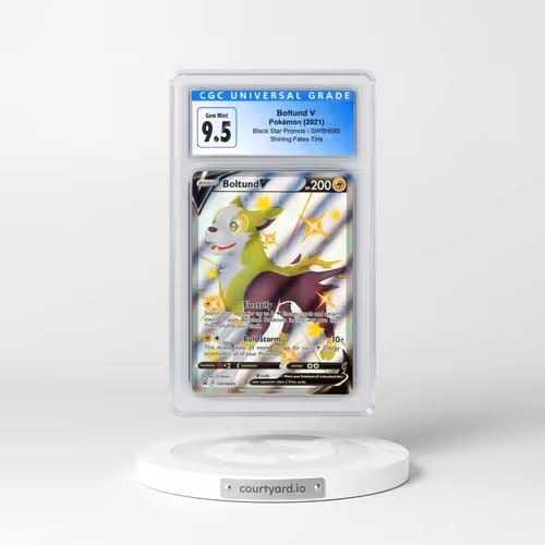2017 Black Star Promos - Sword & Shield #SWSH085 Boltund V - Shining Fates Tins Holo (CGC 10 GEM MINT)