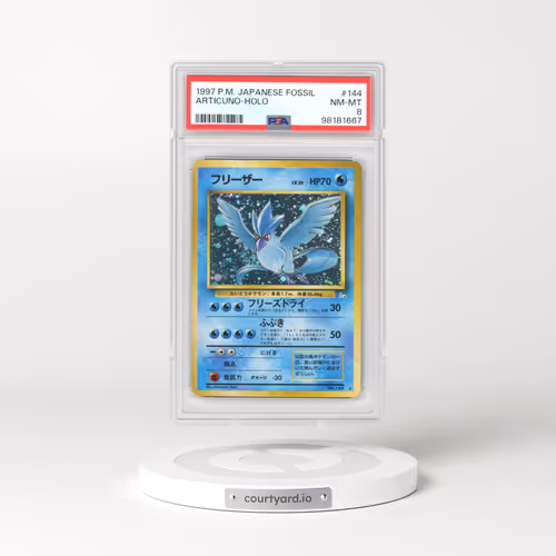1997 Pokémon Fossil #144 Articuno - Holo (PSA 8 NM-MT)