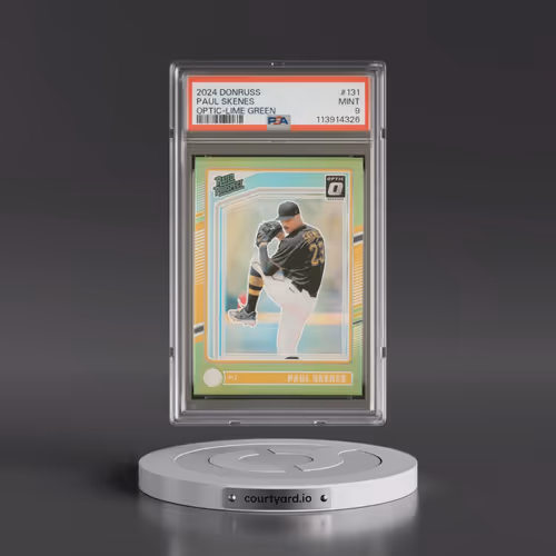 2024 Panini Donruss #131 Paul Skenes - Optic-Lime Green (PSA 9 MINT)