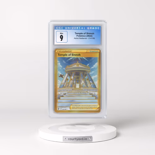 Astral Radiance #214/189 Temple of Sinnoh - Secret Rare Holo (CGC 9 MINT)
