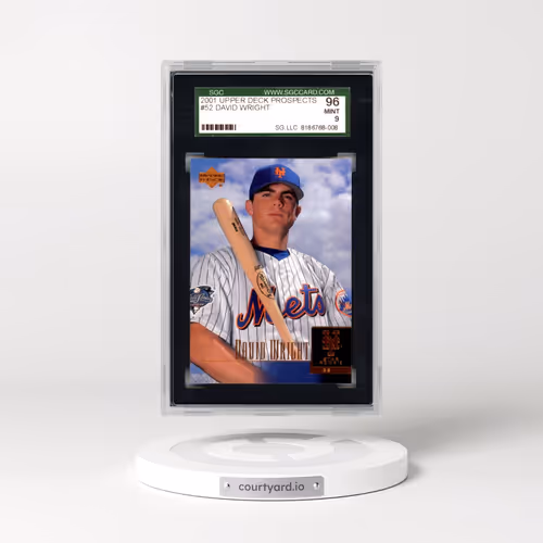 2001 Upper Deck Prospect Premieres #52 David Wright (SGC 9 MINT)
