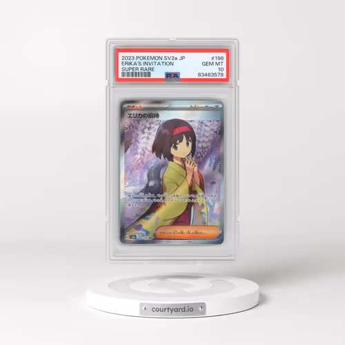 2023 Pokémon Sv2a-Pokemon 151 #196 Erika's Invitation - Super Rare (PSA 10 GEM MINT)