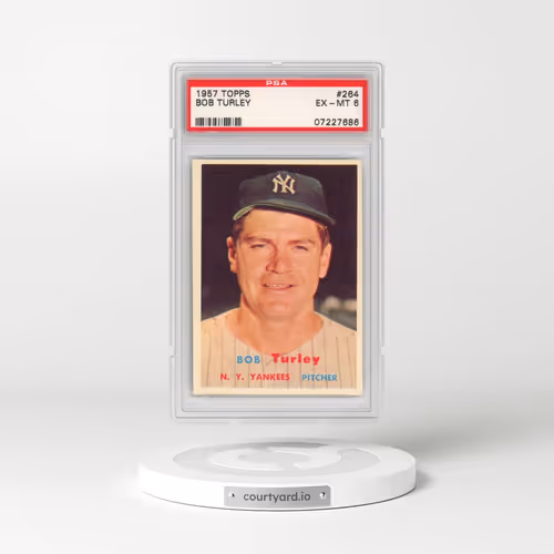 1957 Topps #264 Bob Turley (PSA 6 EX-MT)