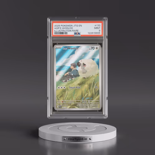 2025 Pokémon Jtg EN-Journey Together #170 Hop's Wooloo - Illustration Rare (PSA 9 MINT)