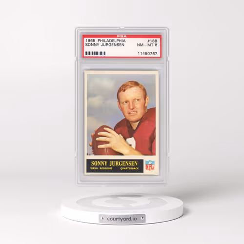 1965 Philadelphia #188 Sonny Jurgensen (PSA 8 NM-MT)
