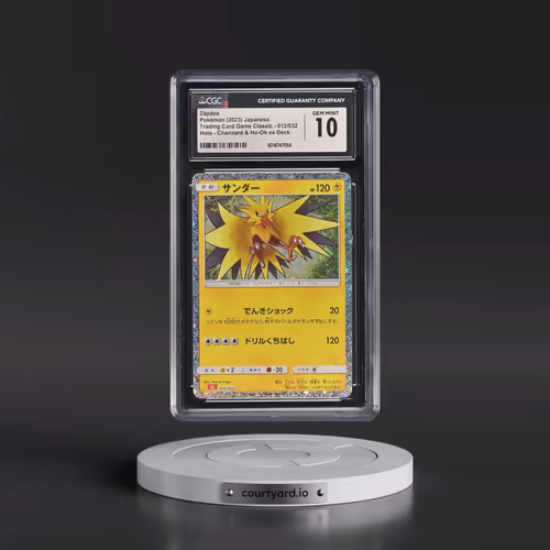 2023 Pokémon Cll-Trading Card Game Classic Charizard & HO-Oh EX Deck #012 Zapdos (CGC 10 GEM MINT)