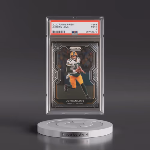 2020 Panini Prizm #363 Jordan Love (PSA 9 MINT)