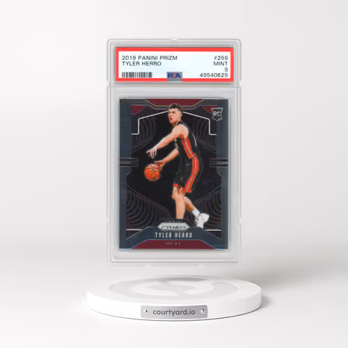 2019 Panini Prizm #259 Tyler Herro (PSA 9 MINT)