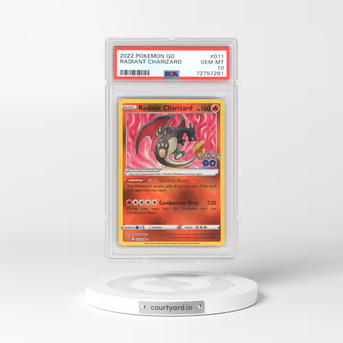 2022 Pokémon GO #011 Radiant Charizard - Holo (PSA 10 GEM MINT)