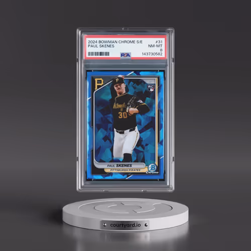 2024 Bowman Chrome Sapphire Edition #31 Paul Skenes (PSA 8 NM-MT)