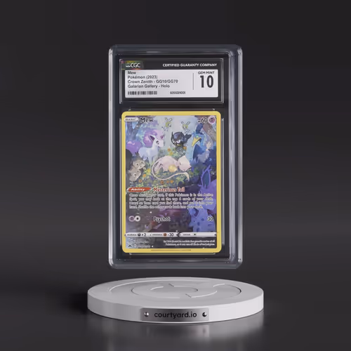 2023 Crown Zenith #GG10/GG70 Mew - Galarian Gallery Holo (CGC 10 GEM MINT)