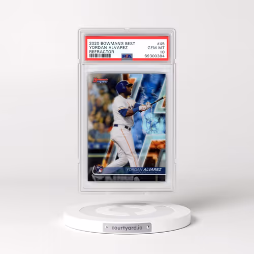 2020 Bowman's Best #45 Yordan Alvarez - Refractor (PSA 10 GEM MINT)