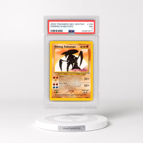 2002 Pokémon Neo Destiny #108 Shining Kabutops - Holo (PSA 7 NM)