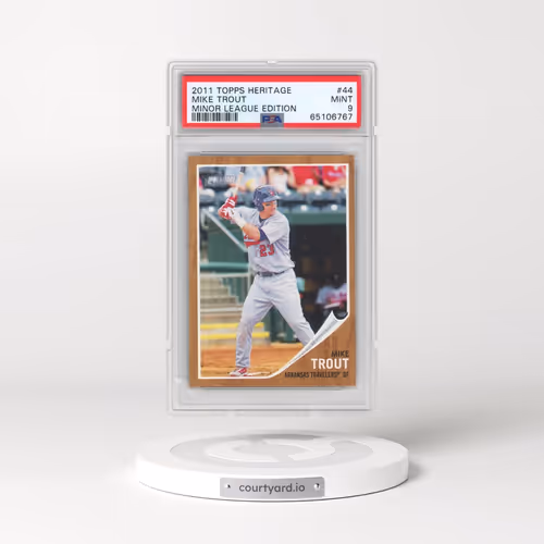 2011 Topps Heritage Minor League Edition #44 Mike Trout (PSA 9 MINT)
