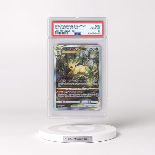 2022 Pokémon Sword & Shield Vstar Universe #210 Leafeon Vstar - Full Art (PSA 10 GEM MINT)