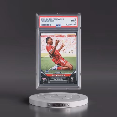 2025-2026 Topps Now Liverpool FC #3 Rio Ngumoha (PSA 9 MINT)