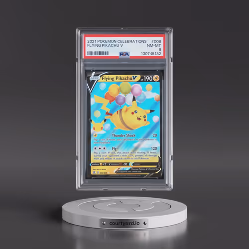 2021 Pokémon Celebrations #006 Flying Pikachu V - Holo (PSA 8 NM-MT)