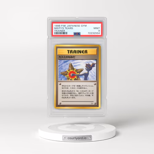 1998 Pokémon Gym Misty's Tears - Trainer (PSA 9 MINT)