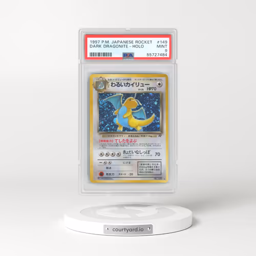 1997 Pokémon Rocket #149 Dark Dragonite - Holo (PSA 9 MINT)