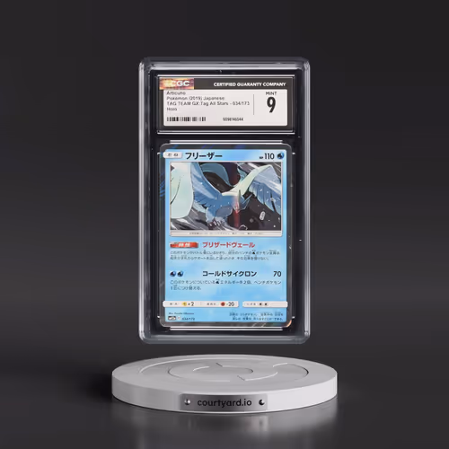 2019 Tag Team GX: Tag All Stars #034/173 Articuno - Holo (CGC 9 MINT)