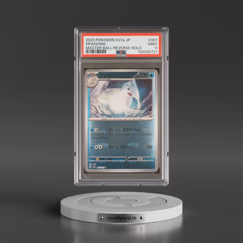 2023 Pokémon Sv2a-Pokemon 151 #087 Dewgong - Reverse Holo Master Ball (PSA 9 MINT)