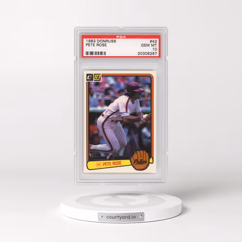 1983 Donruss #42 Pete Rose (PSA 10 GEM MINT)