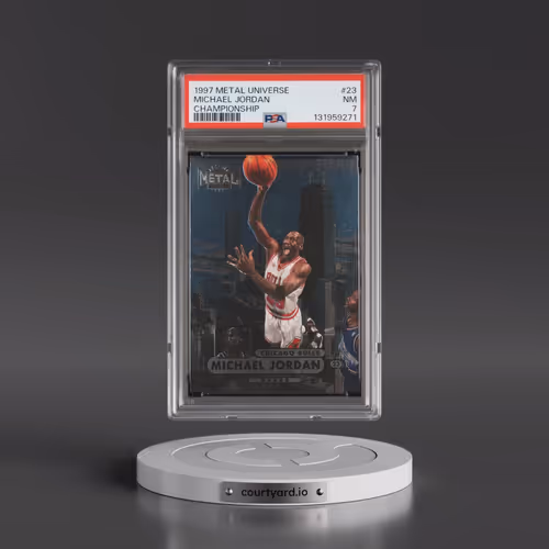 1997 Metal Universe Championship #23 Michael Jordan (PSA 7 NM)