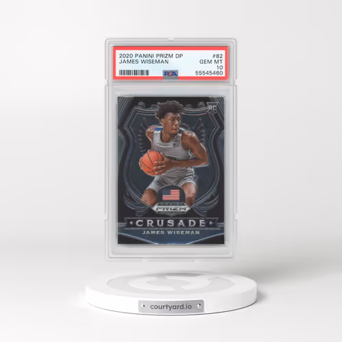 2020 Panini Prizm Draft Picks #82 James Wiseman (PSA 10 GEM MINT)