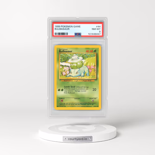 1999 Pokémon Game #44 Bulbasaur (PSA 8 NM-MT)