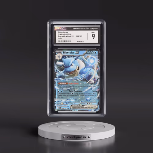 2023 Scarlet & Violet 151 - MEW EN #009/165 Blastoise ex - Holo (CGC 9 MINT)