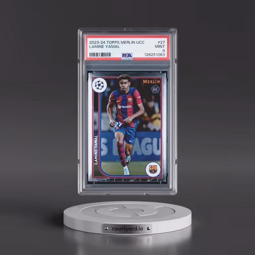 2023-24 Topps Merlin UEFA Club Competitions #27 Lamine Yamal (PSA 9 MINT)