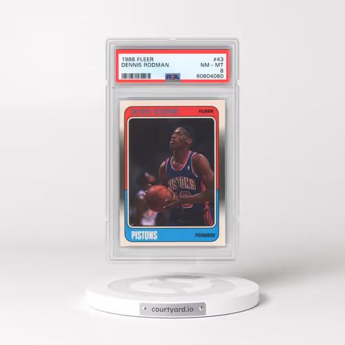 1988 Fleer #43 Dennis Rodman (PSA 8 NM-MT)