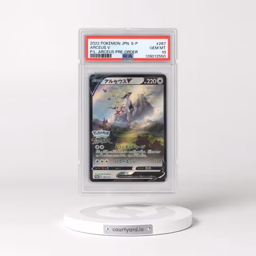 2022 Pokémon S Promo #267 Arceus V - Holo Pokemon Legends: Arceus Pre-Order (PSA 10 GEM MINT)