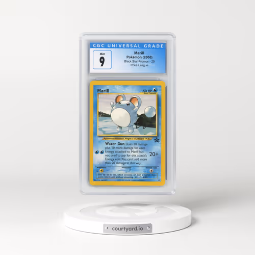 1999 Black Star Promos #29 Marill - Pokémon League (CGC 9 MINT)
