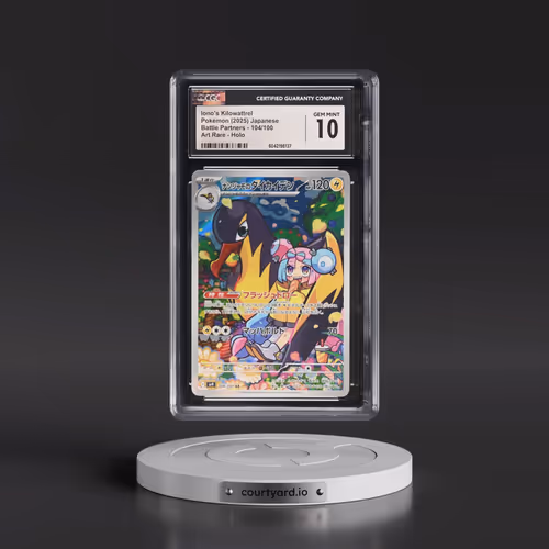 2025 Battle Partners - sv9 #104/100 Iono's Kilowattrel - Art Rare Holo (CGC 10 GEM MINT)