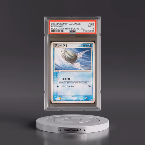 2004 Pokémon Rocket Gang Strikes Back #029 Remoraid - 1st Edition (PSA 9 MINT)