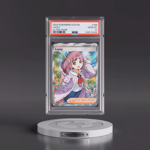2024 Pokémon Scr EN-Stellar Crown #166 Lacey - Ultra Rare (PSA 10 GEM MINT)