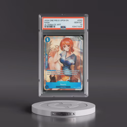 2024 One Piece OP09-Emperors in the New World #050 Nami - Alternate Art (PSA 10 GEM MINT)