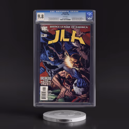 JLA #116 CGC 9.8 White Pages (DC Comics, 9/05) - Universal