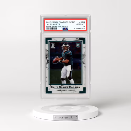 2020 Panini Donruss Optic Elite Series Rookies #JAH Jalen Hurts (PSA 10 GEM MINT)