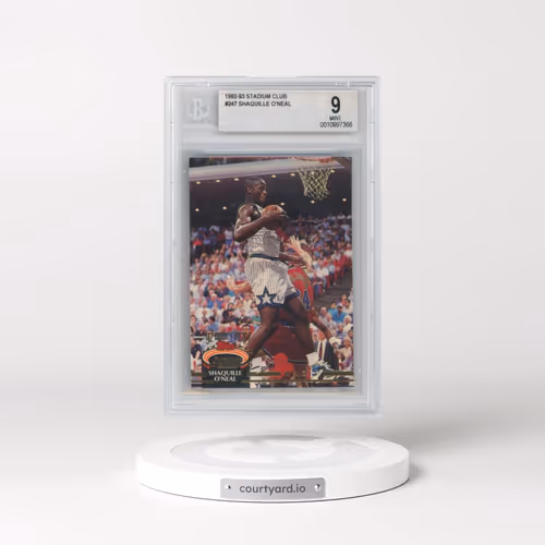 1992 Stadium Club #247 Shaquille O'Neal (BGS 9 MINT)